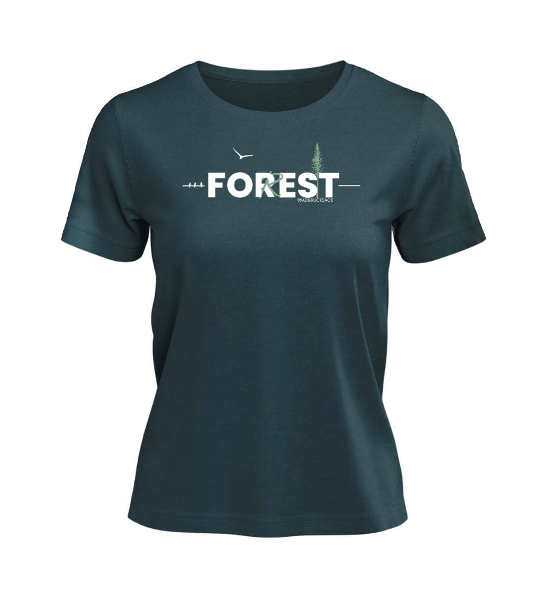 Forest | Damen Premium Organic T-Shirt | Farbe: Stargazer | Rad&Rucksack