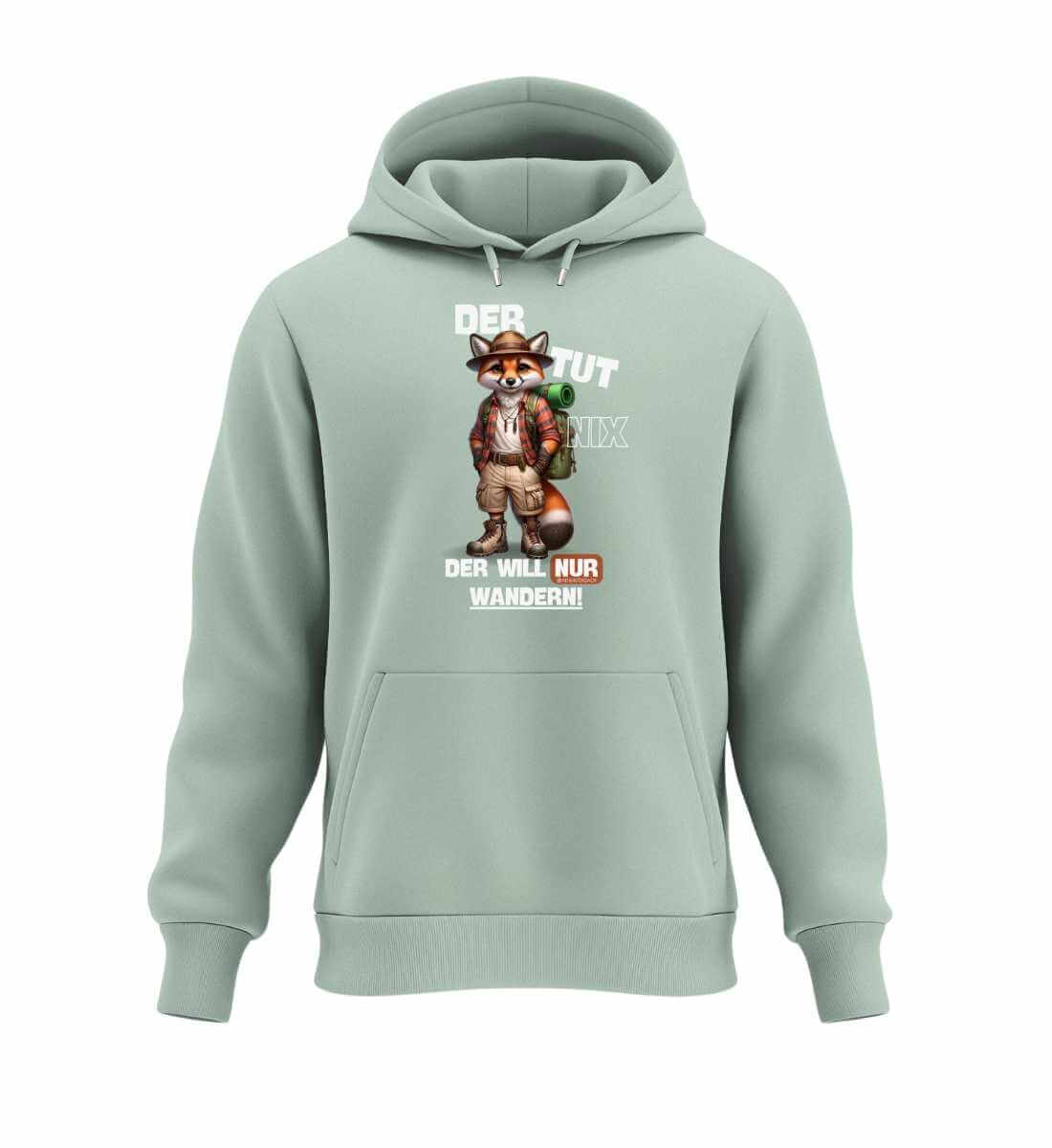 Der tut nix - Fuchs - Unisex Organic Hoodie 2.0 ST/ST | Farbe: Aloe | Rad&Rucksack