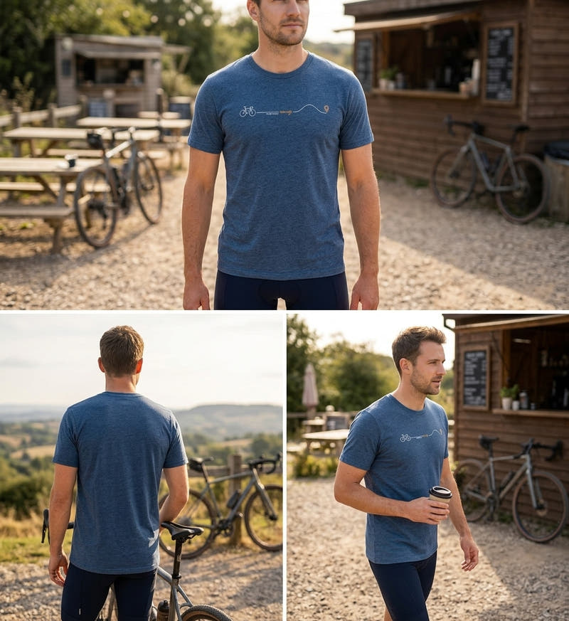 Bike Espresso Boost | Herren Premium Organic T-Shirt