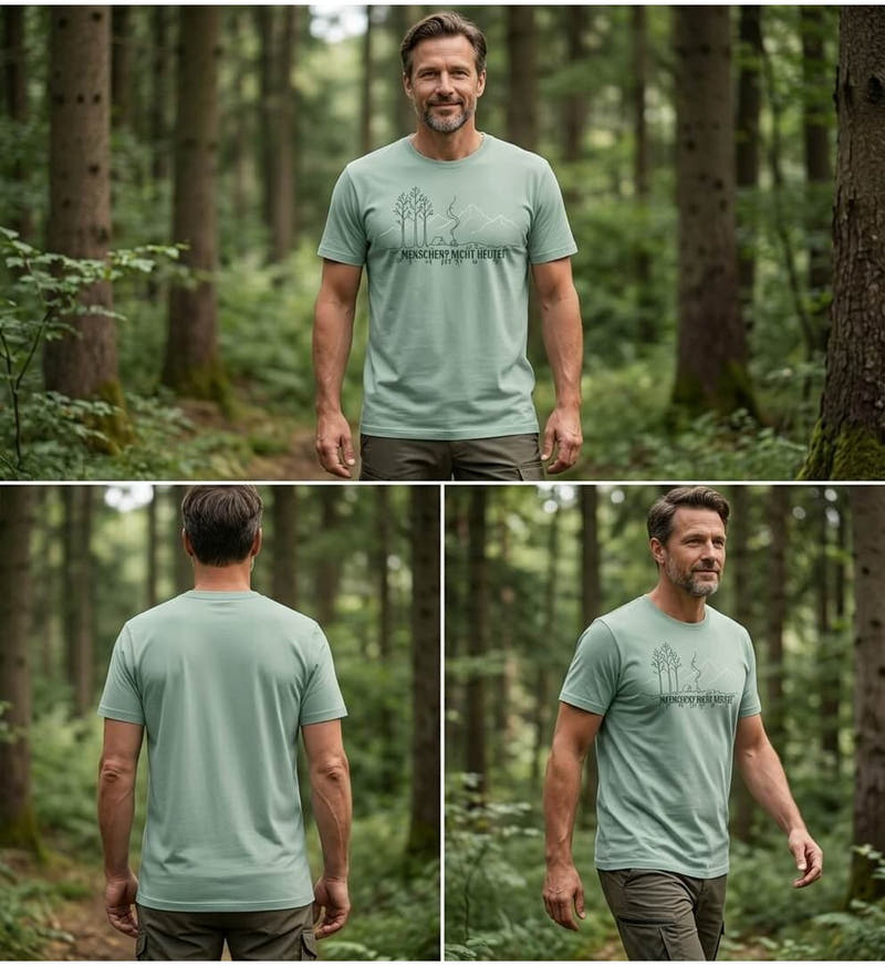 Menschen? Nicht heute! | Herren Premium Organic T-Shirt von Rad&Rucksack