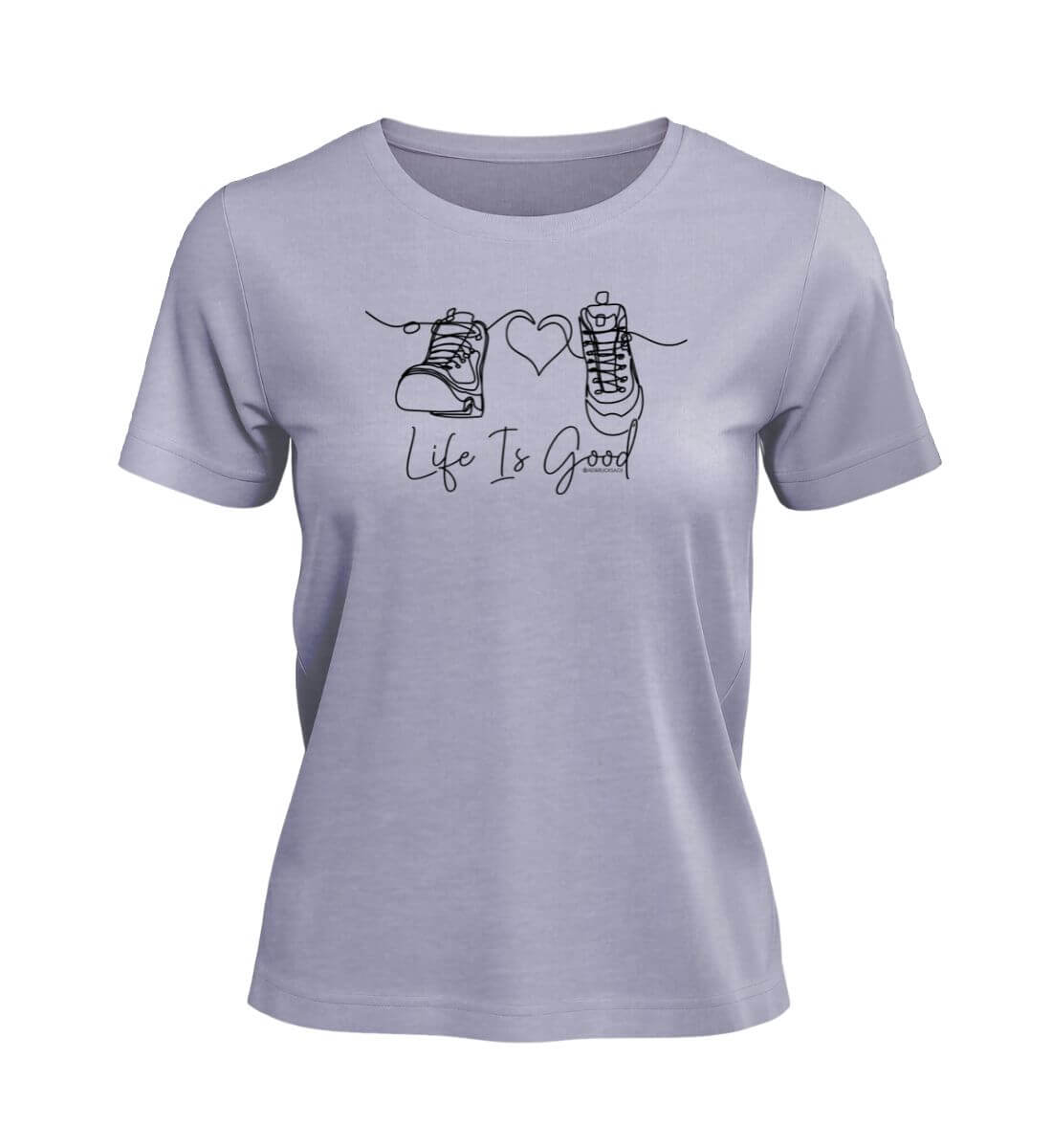 Good Life | Damen Premium Organic T-Shirt | Farbe: Lavender | Rad&Rucksack