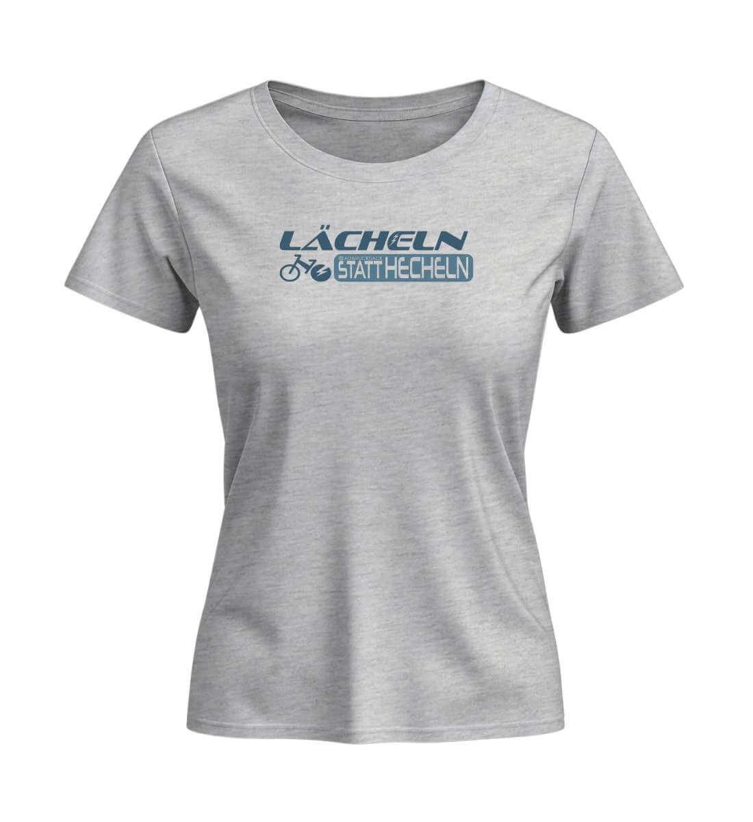 Lächeln statt hecheln | Damen Premium Organic T-Shirt (Fitted)