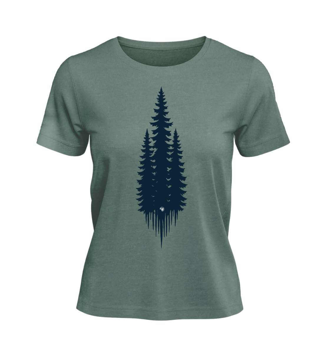 Tannen | Damen Premium Organic T-Shirt | Farbe: Green Bay | Rad&Rucksack