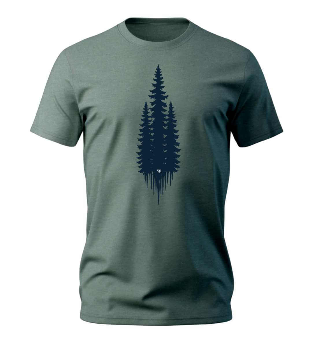 Tannen | Herren Premium Organic T-Shirt | Farbe: Green Bay | Rad&Rucksack