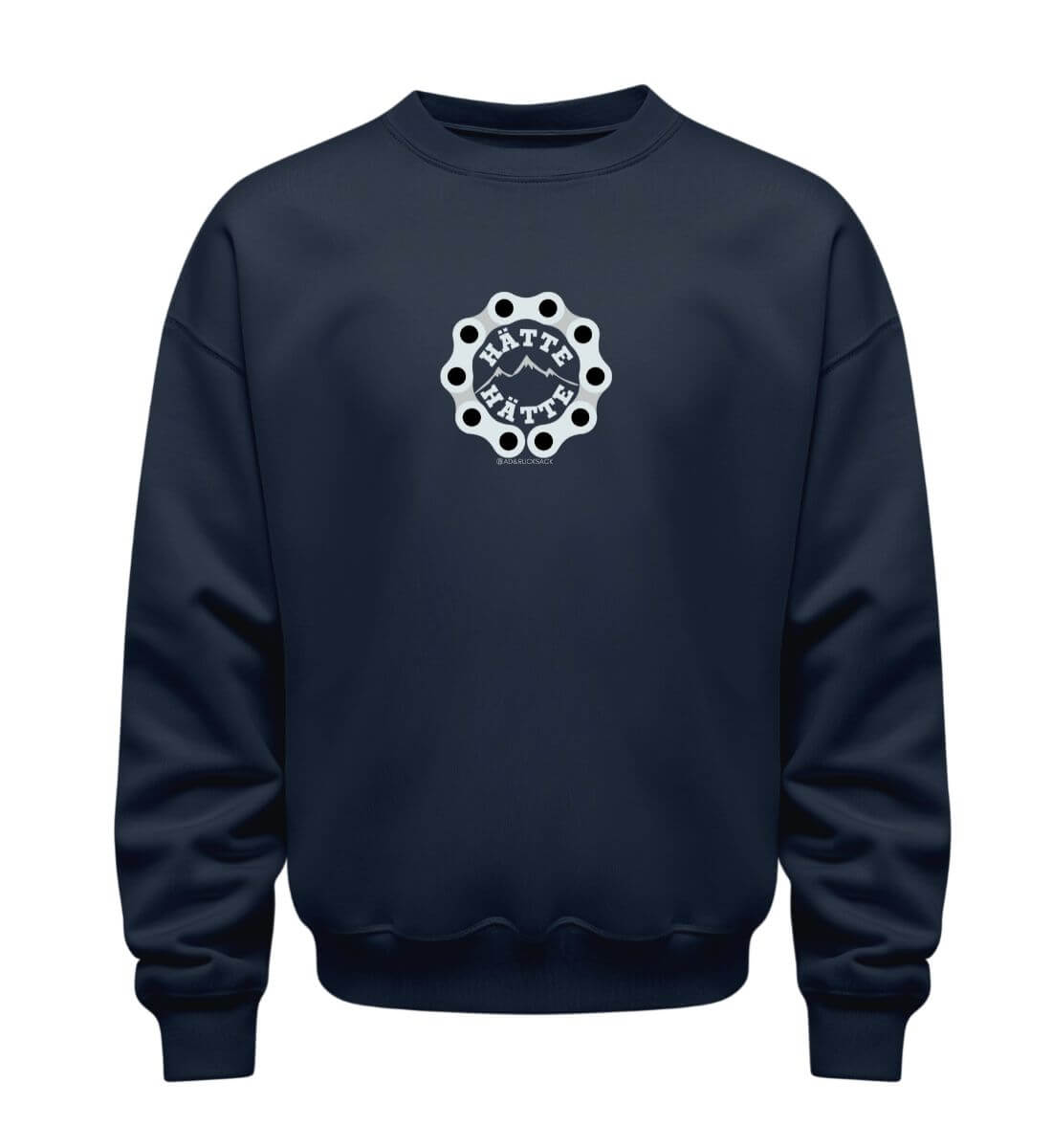 Hätte Hätte | Unisex Organic Pullover | Farbe: French Navy | Rad&Rucksack