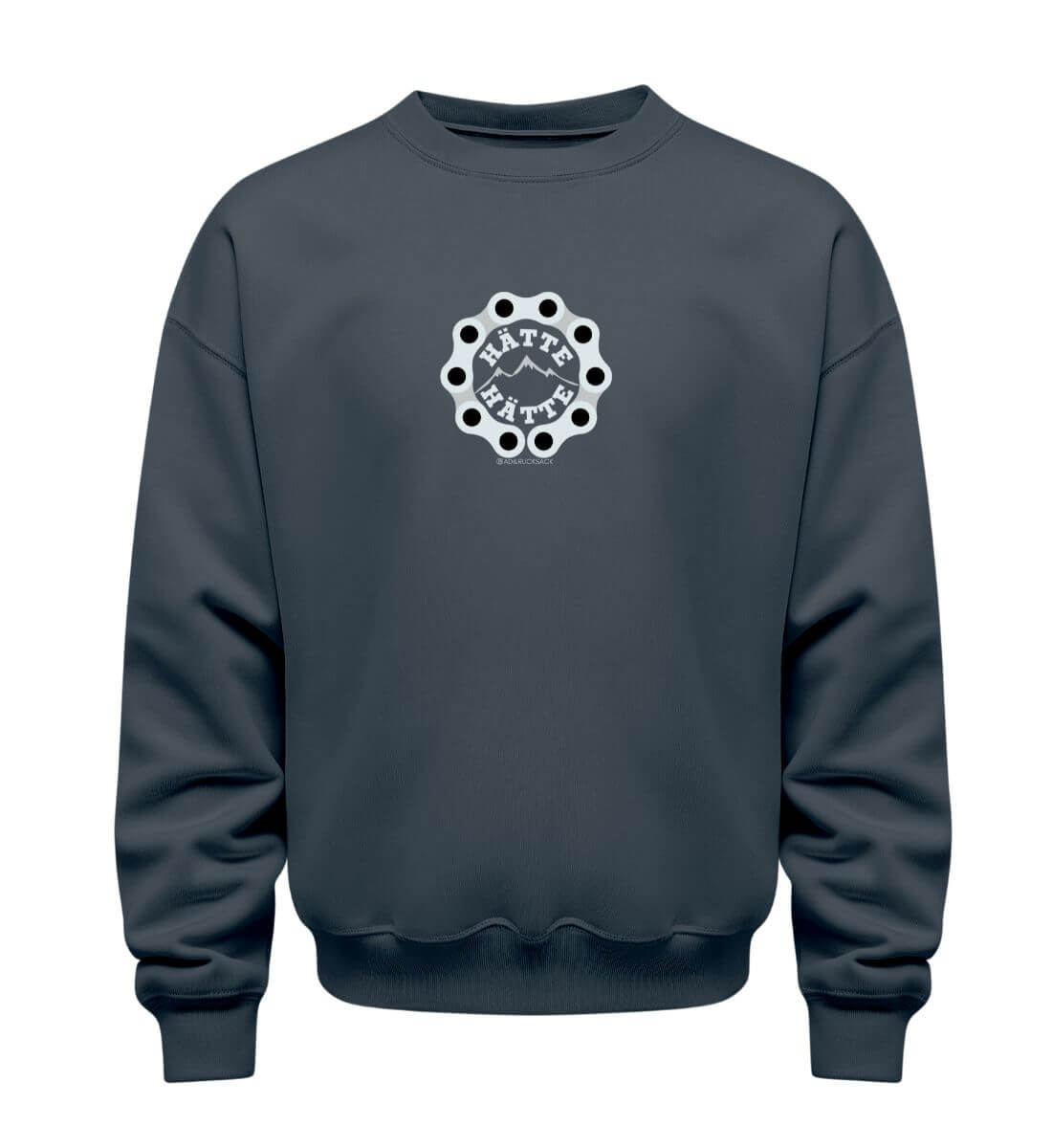Hätte Hätte | Unisex Organic Pullover | Farbe: India Ink Grey | Rad&Rucksack