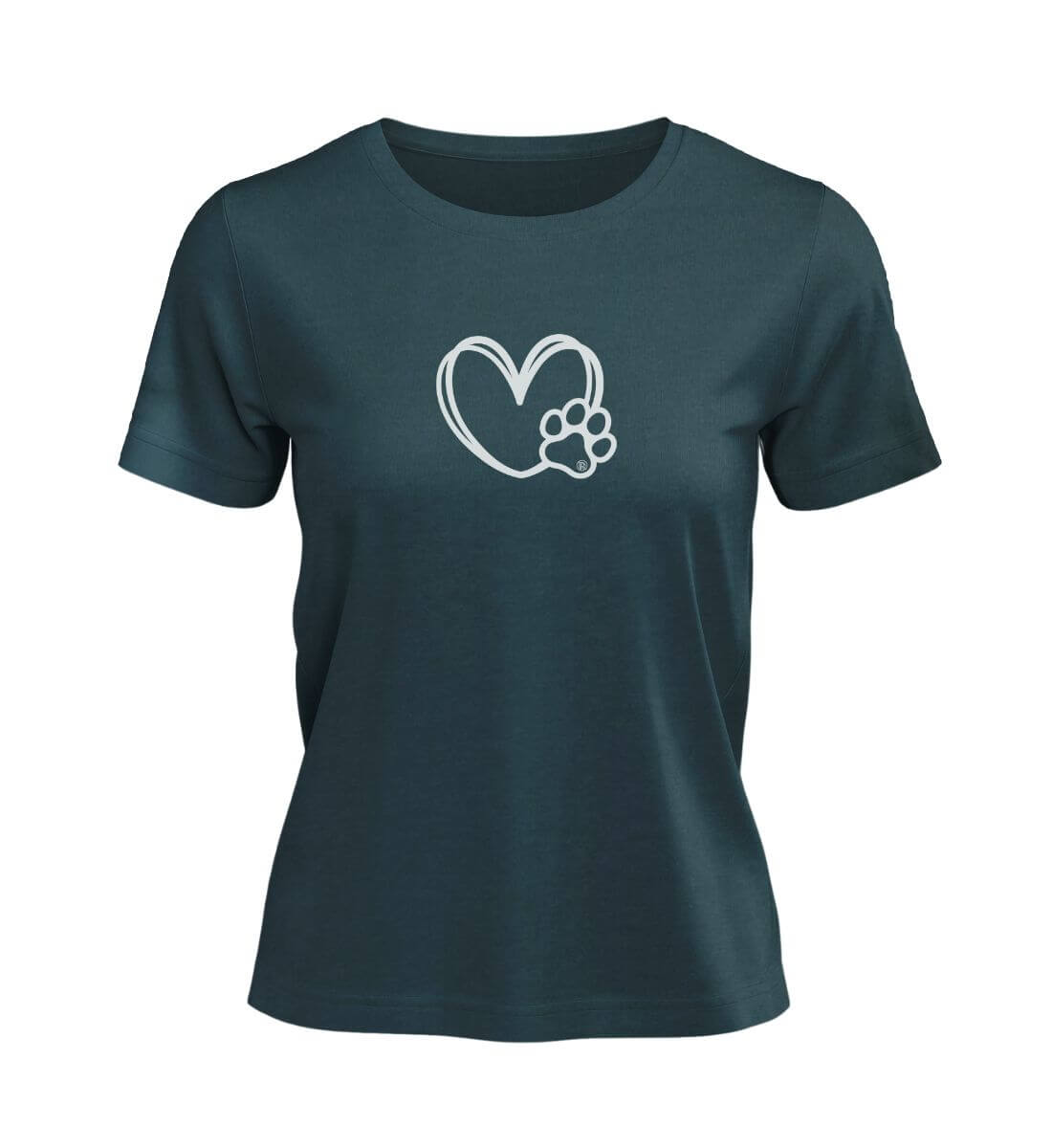 Hundverliebt | Damen Premium Organic T-Shirt | Farbe: Stargazer | Rad&Rucksack