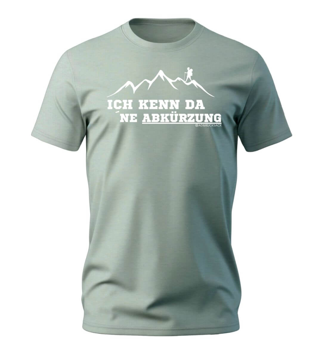 Kenn da ne Abkürzung | Herren Premium Organic T-Shirt | Farbe: Aloe | Rad&Rucksack