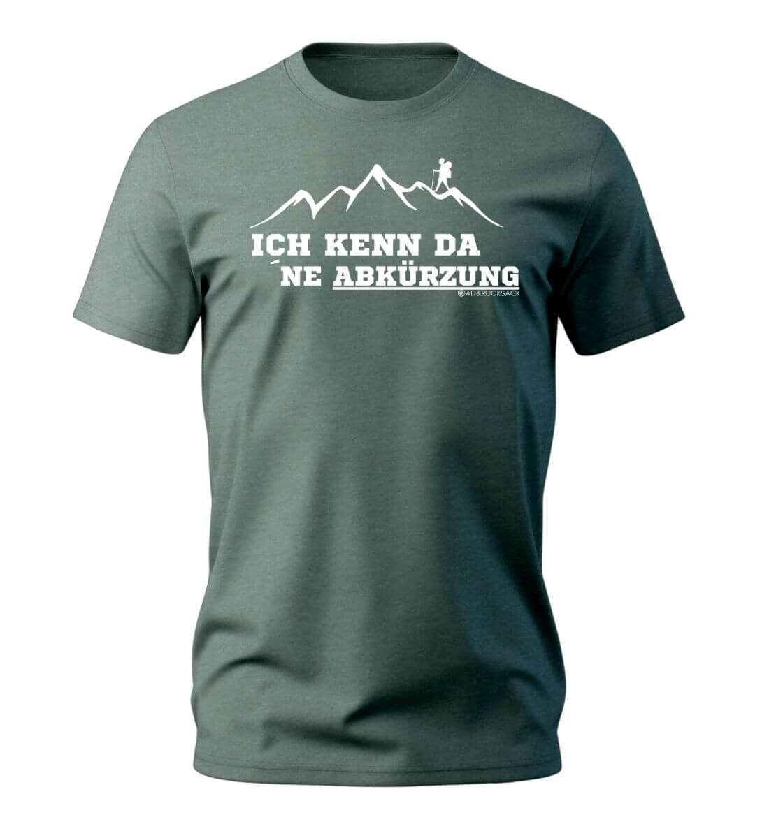 Kenn da ne Abkürzung | Herren Premium Organic T-Shirt | Farbe: Green Bay | Rad&Rucksack