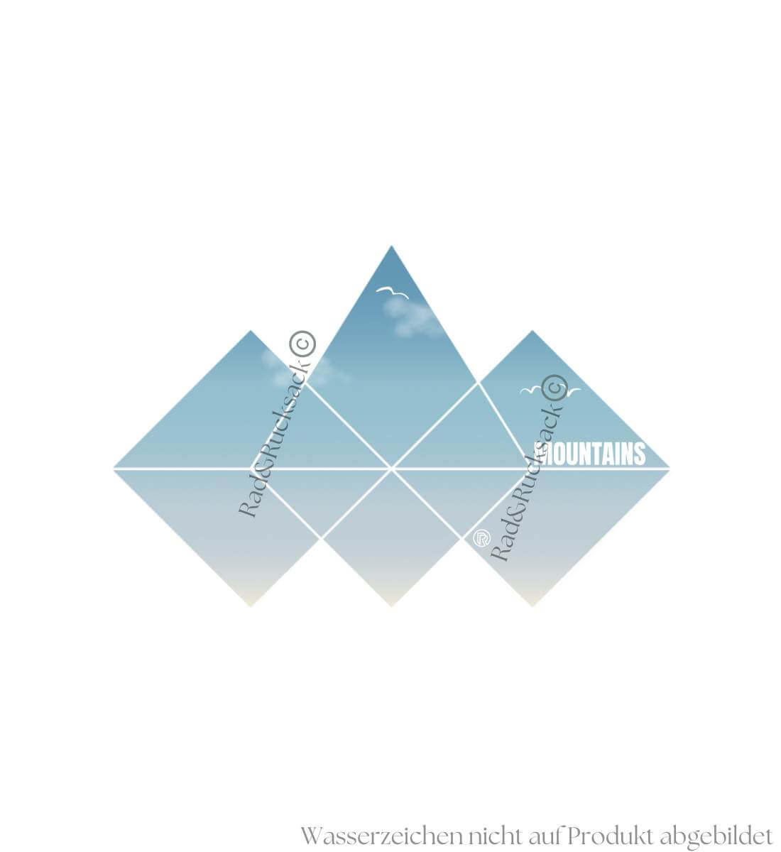 Mountain | Unisex Organic Hoodie | Farbe: Burgundy | Rad&Rucksack