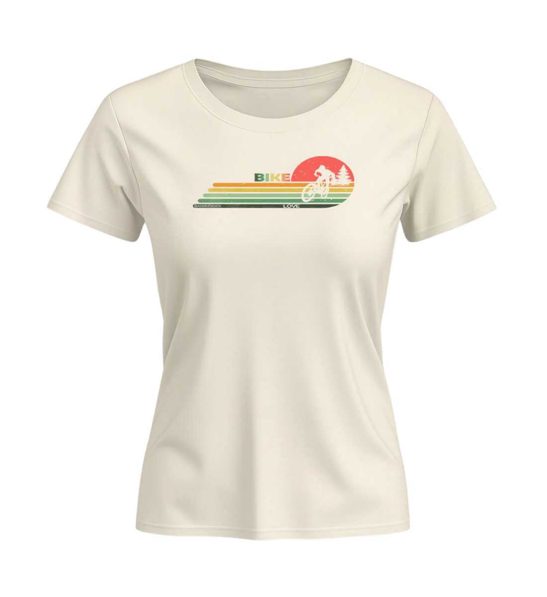 Mountain Bike | Damen Premium Organic T-Shirt (Fitted) | Farbe: Natural Raw | Rad&Rucksack