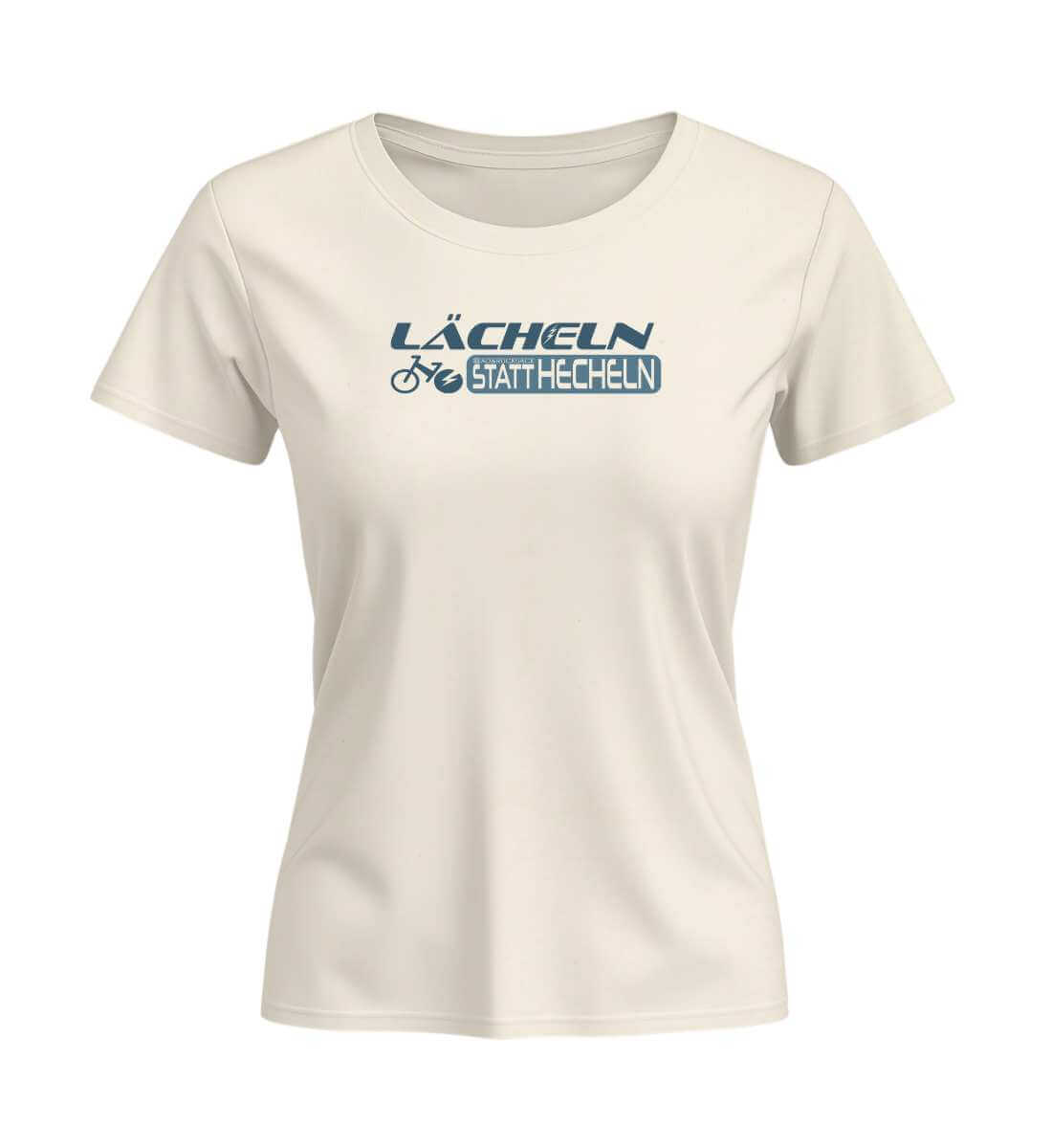 Lächeln statt hecheln | Damen Premium Organic T-Shirt (Fitted)