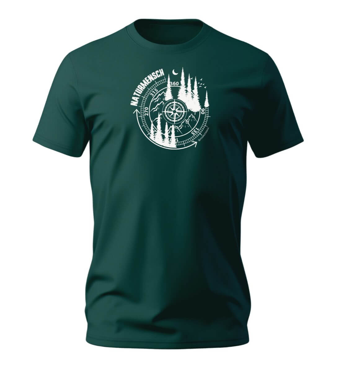 Naturmensch | Herren Premium Organic T-Shirt | Farbe: Glazed Green | Rad&Rucksack