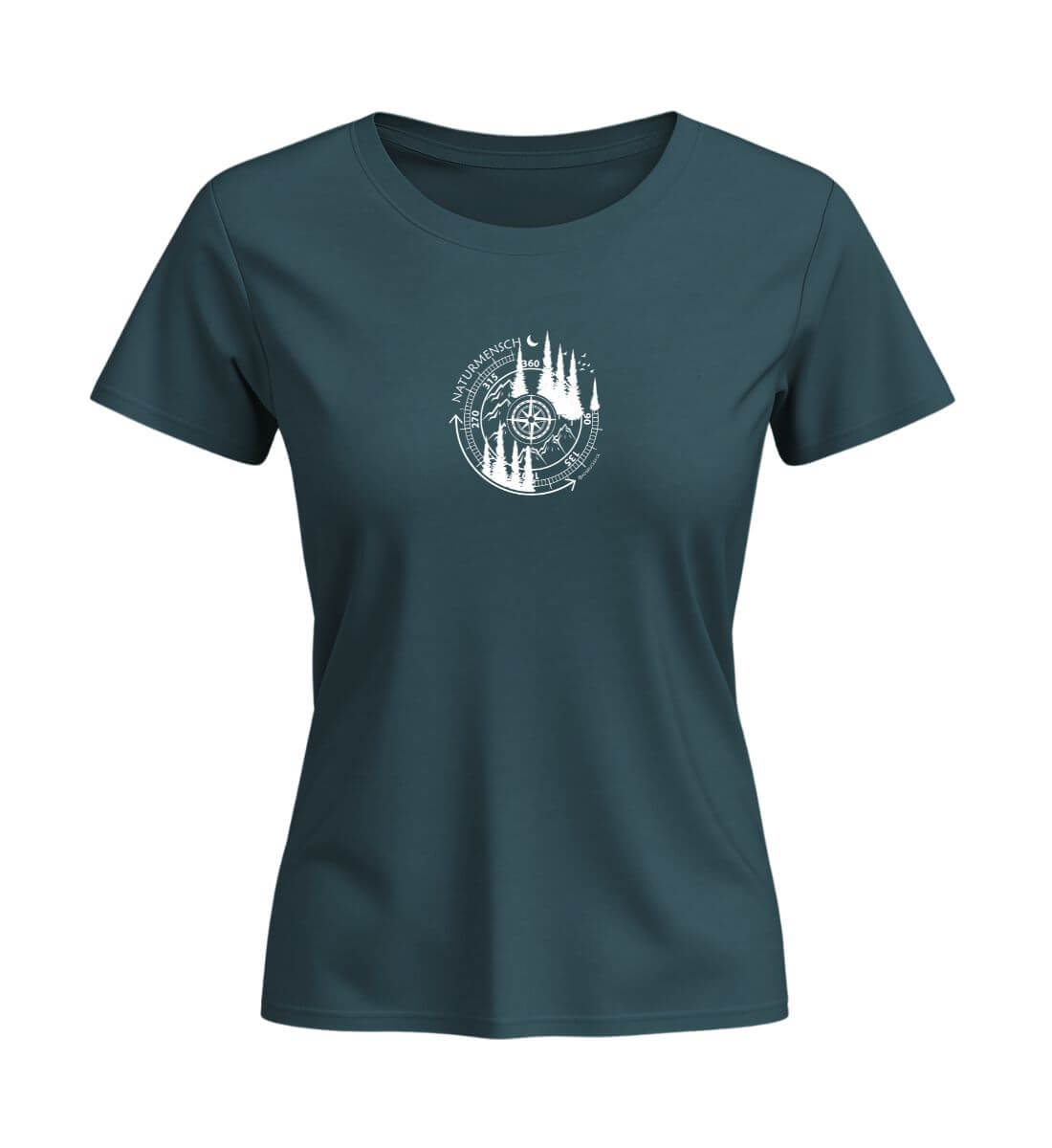 Naturmensch | Damen Premium Organic T-Shirt (Fitted) | Farbe: Stargazer | Rad&Rucksack