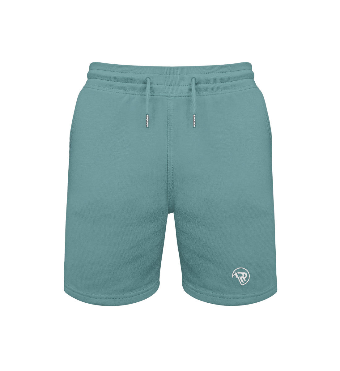 Rad&Rucksack Style | Unisex Organic Shorts | Farbe: Teal Monstera | Rad&Rucksack