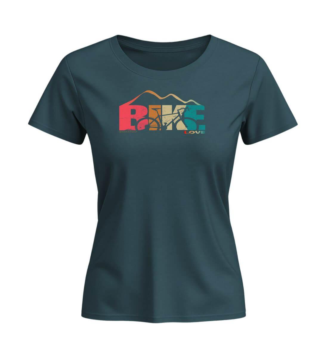 Rennrad Love | Damen Premium Organic T-Shirt (Fitted) | Farbe: Stargazer | Rad&Rucksack