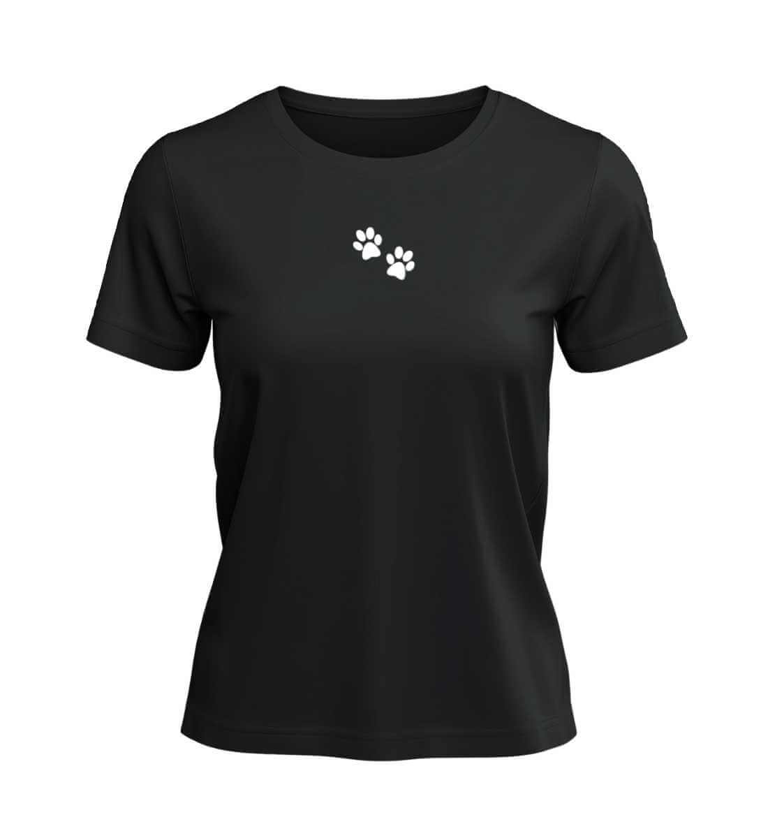 Hund | Damen Premium Organic T-Shirt (Stick) | Farbe: Black | Rad&Rucksack