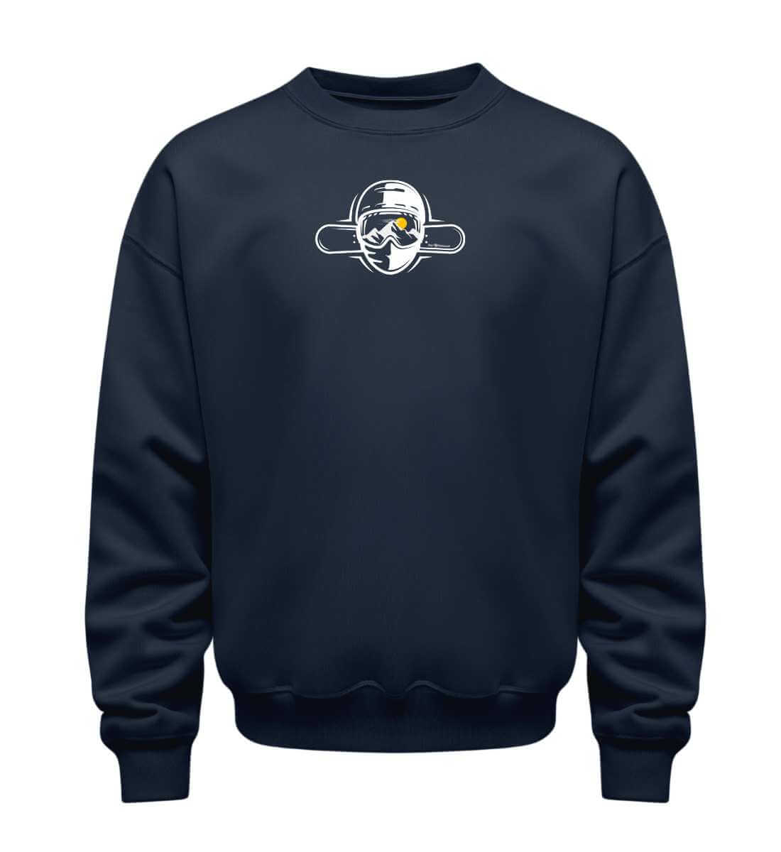 Snowboard | Unisex Organic Pullover | Farbe: French Navy | Rad&Rucksack