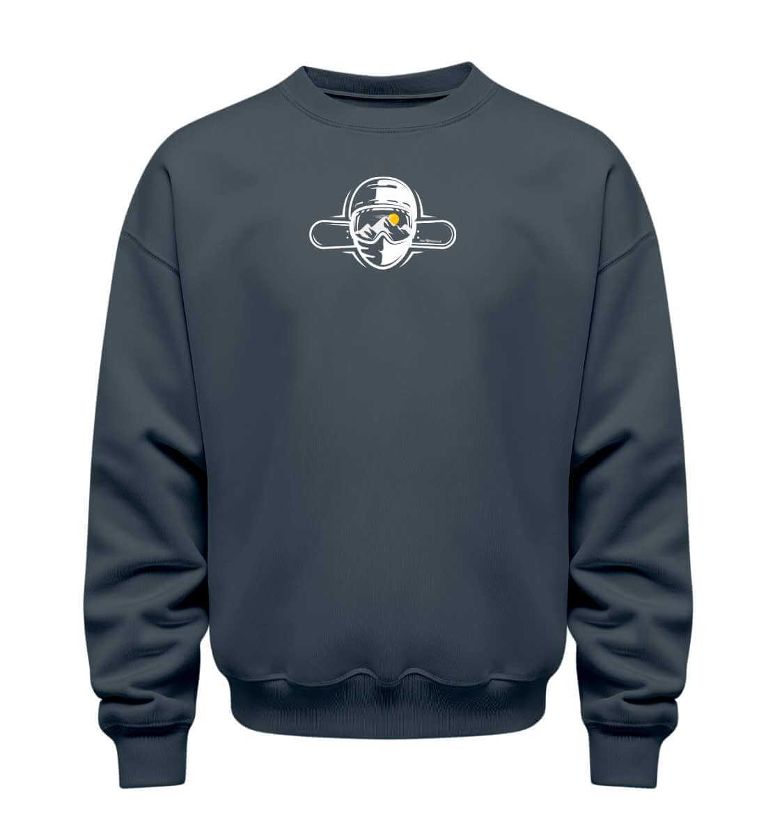 Snowboard | Unisex Organic Pullover | Farbe: India Ink Grey | Rad&Rucksack