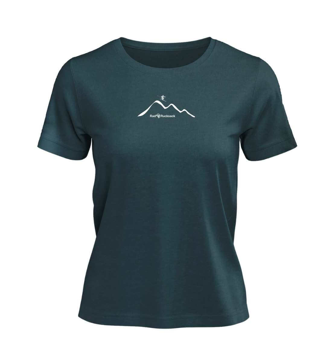 Ski Mountain | Damen Premium Organic T-Shirt | Farbe: Stargazer | Rad&Rucksack