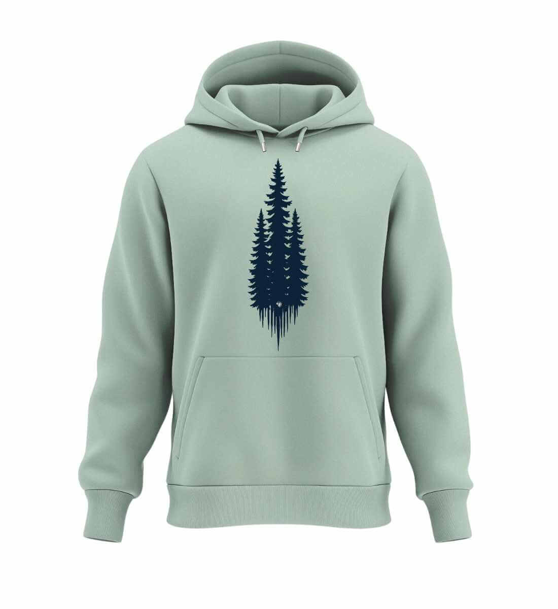 Tannen | Unisex Organic Hoodie | Farbe: Aloe | Rad&Rucksack