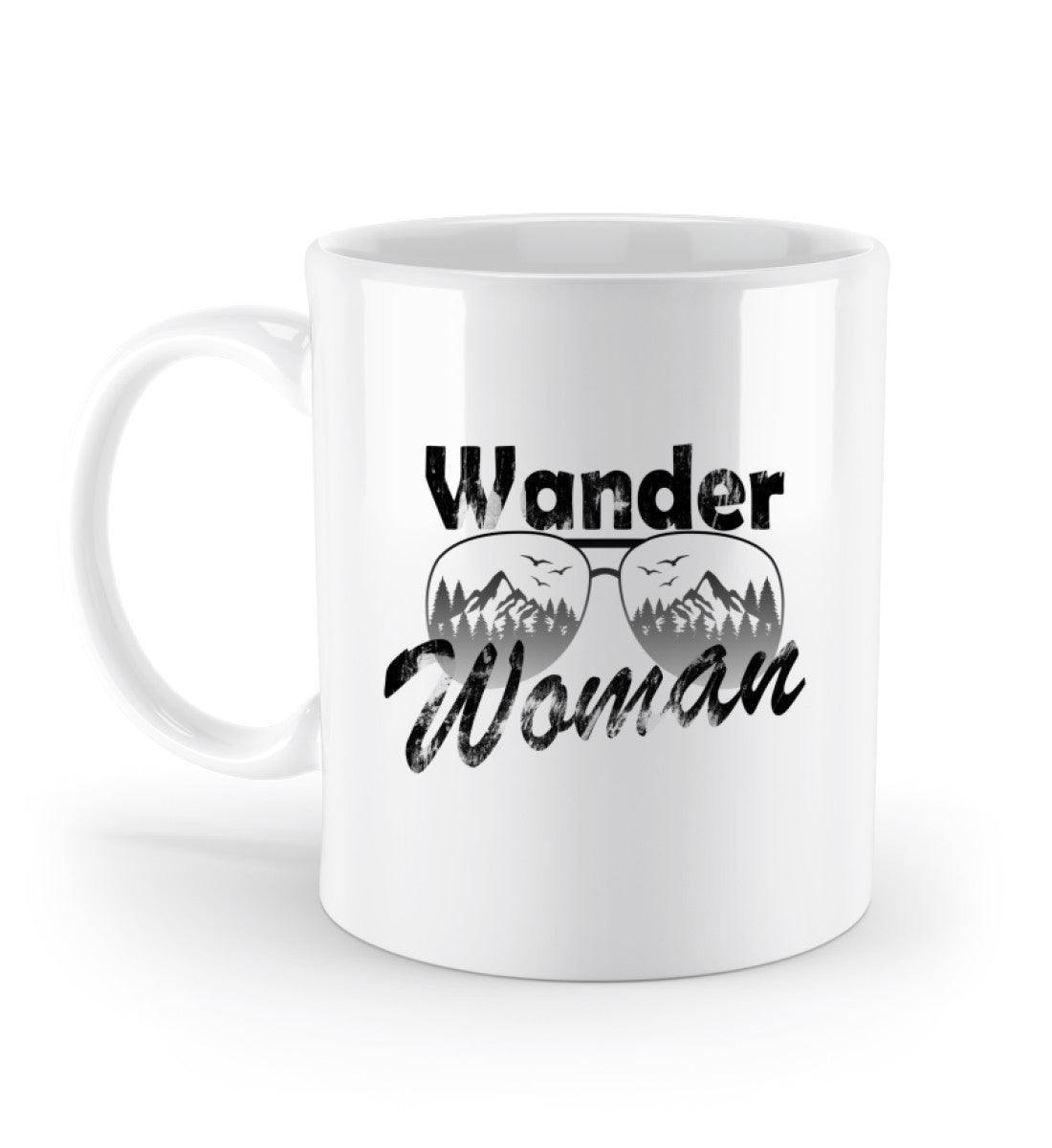 Wander Woman | Kaffeetasse | Farbe: Weiß | Größe: 330ml | Rad&Rucksack