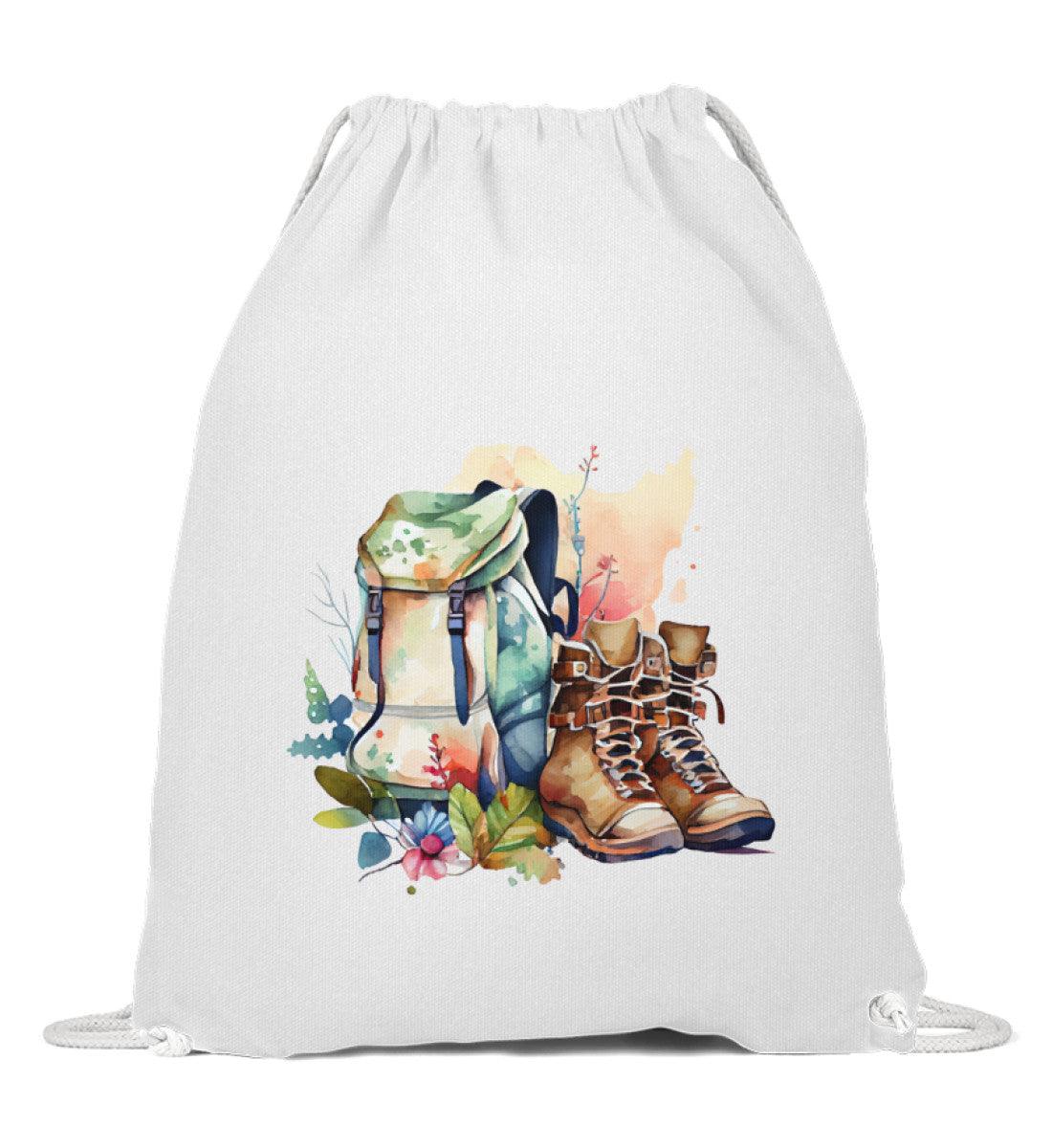 Wanderrucksack | Baumwoll Gymsac | Farbe: White | Rad&Rucksack