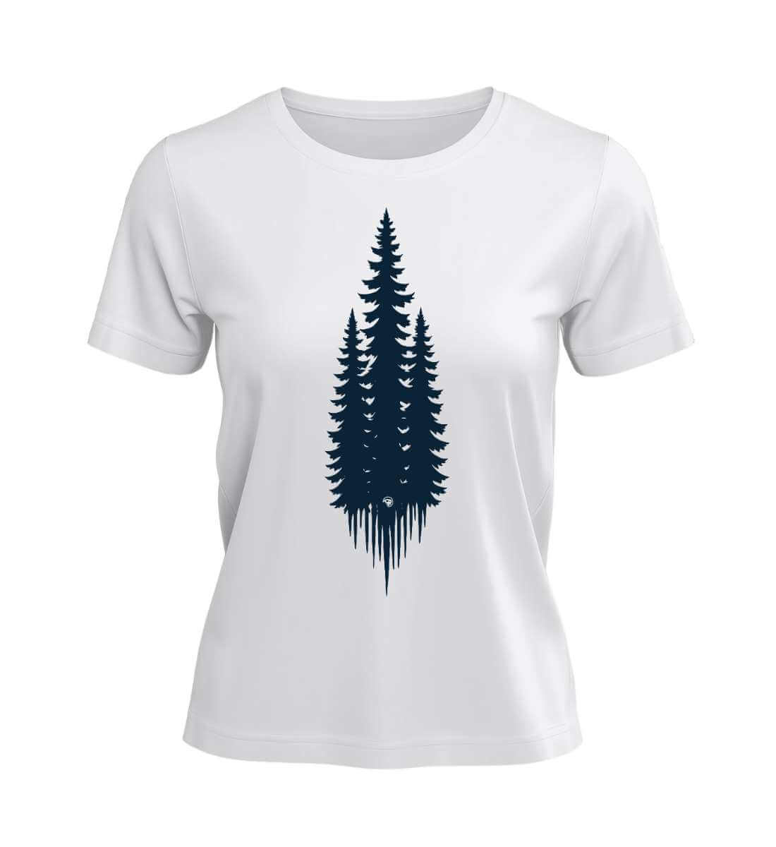 Tannen | Damen Premium Organic T-Shirt | Farbe: White | Rad&Rucksack