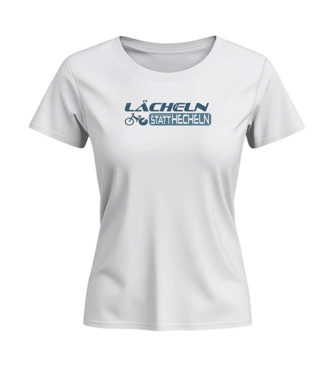 Lächeln statt hecheln | Damen Premium Organic T-Shirt (Fitted)