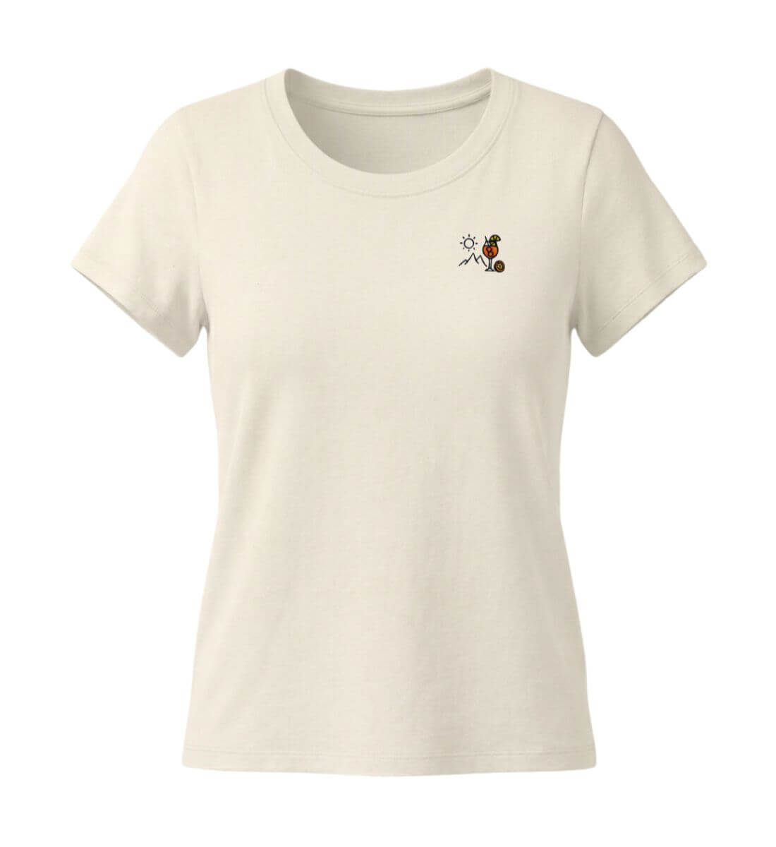 Aperol | Damen Premium Organic T-Shirt (Fitted) in Natural Raw von Rad&Rucksack