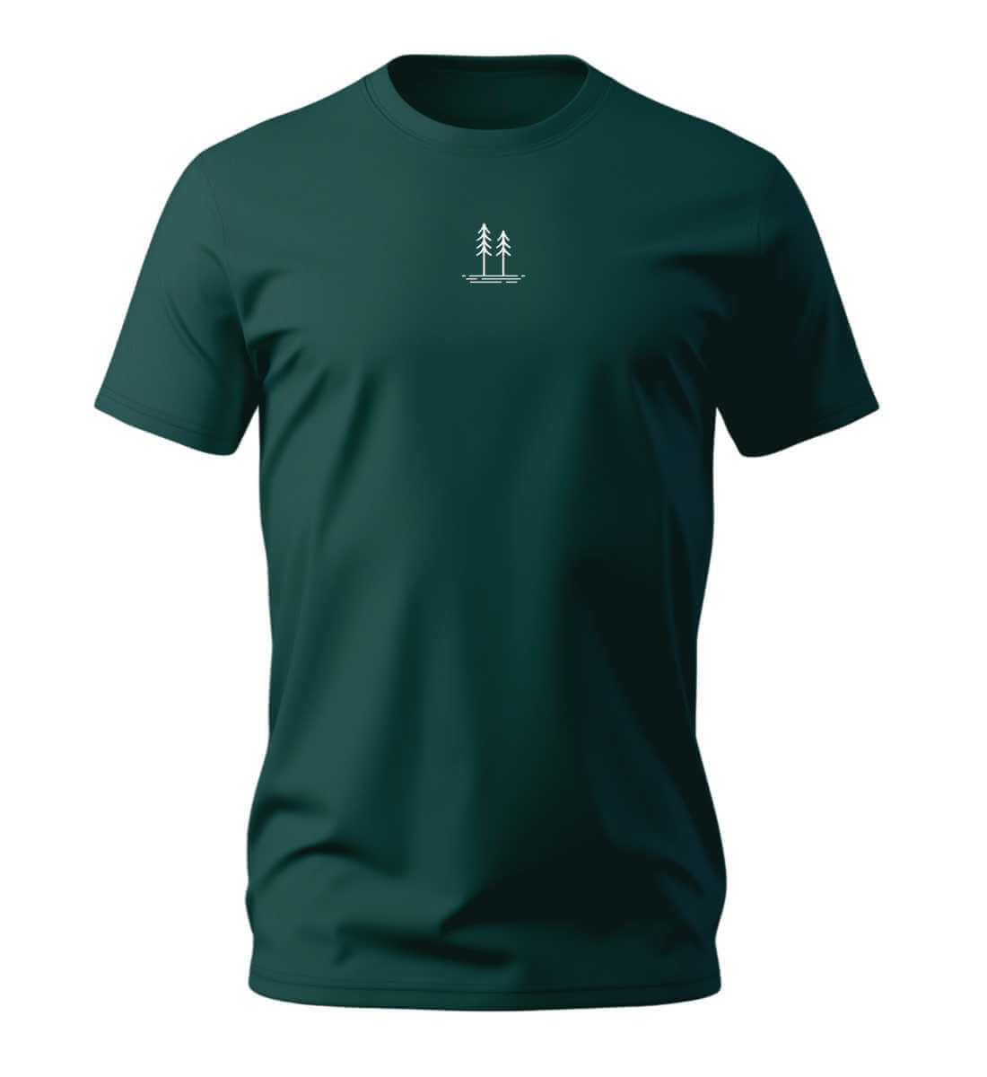Bäume | Herren Premium Organic T-Shirt (Stick) in Glazed Green von Rad&Rucksack
