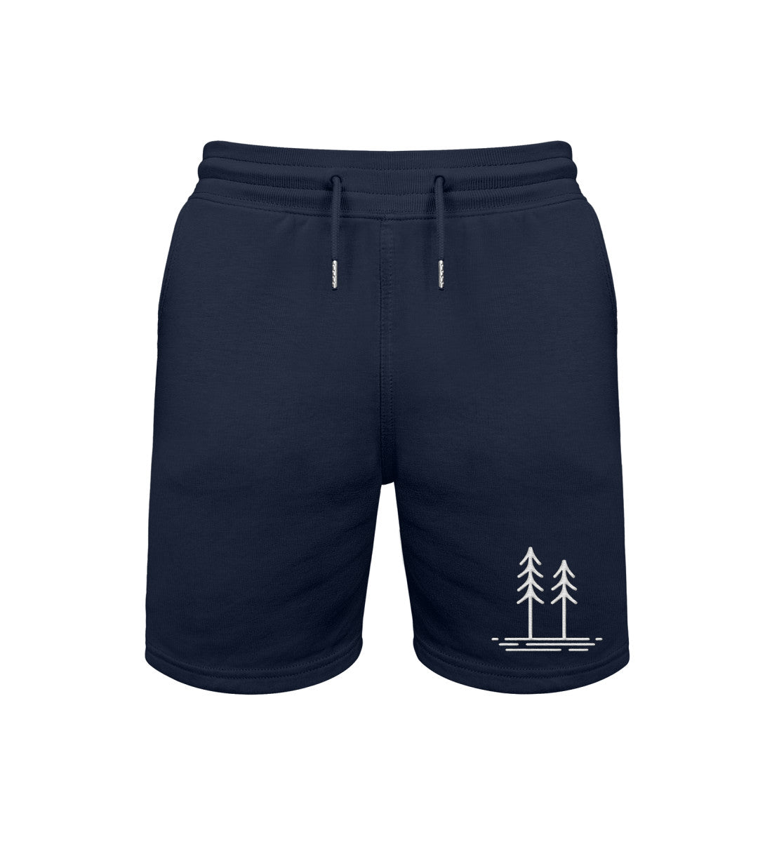 Bäume Stick  |  Unisex Organic Shorts in French Navy von Rad&Rucksack