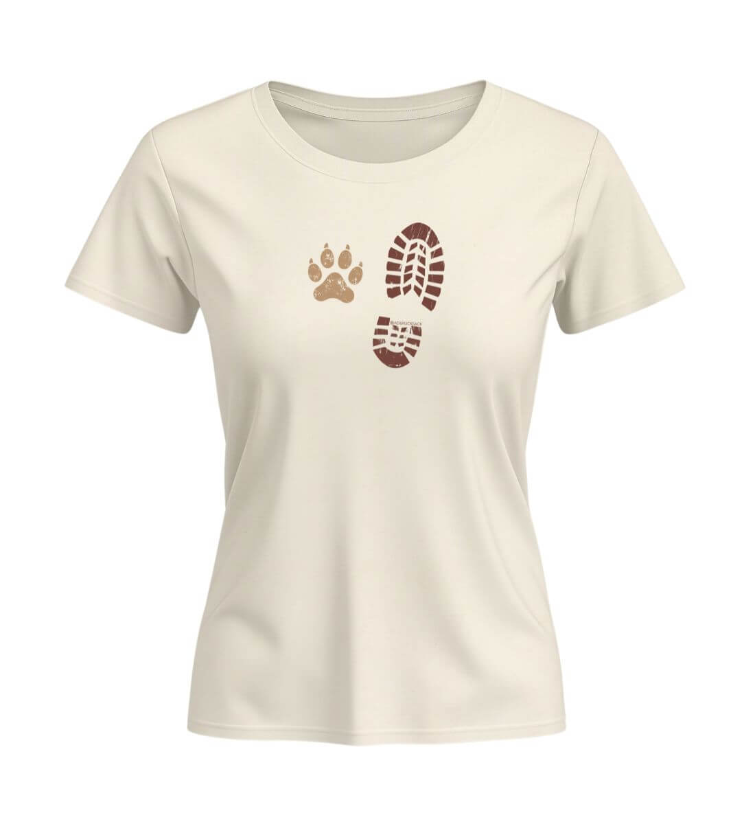 Berg Buddies | Damen Premium Organic T-Shirt (Fitted) in Natural Raw von Rad&Rucksack