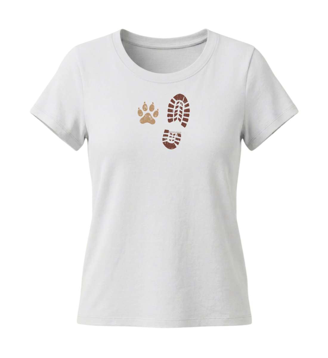 Berg Buddies | Damen Premium Organic T-Shirt (Fitted) in White von Rad&Rucksack