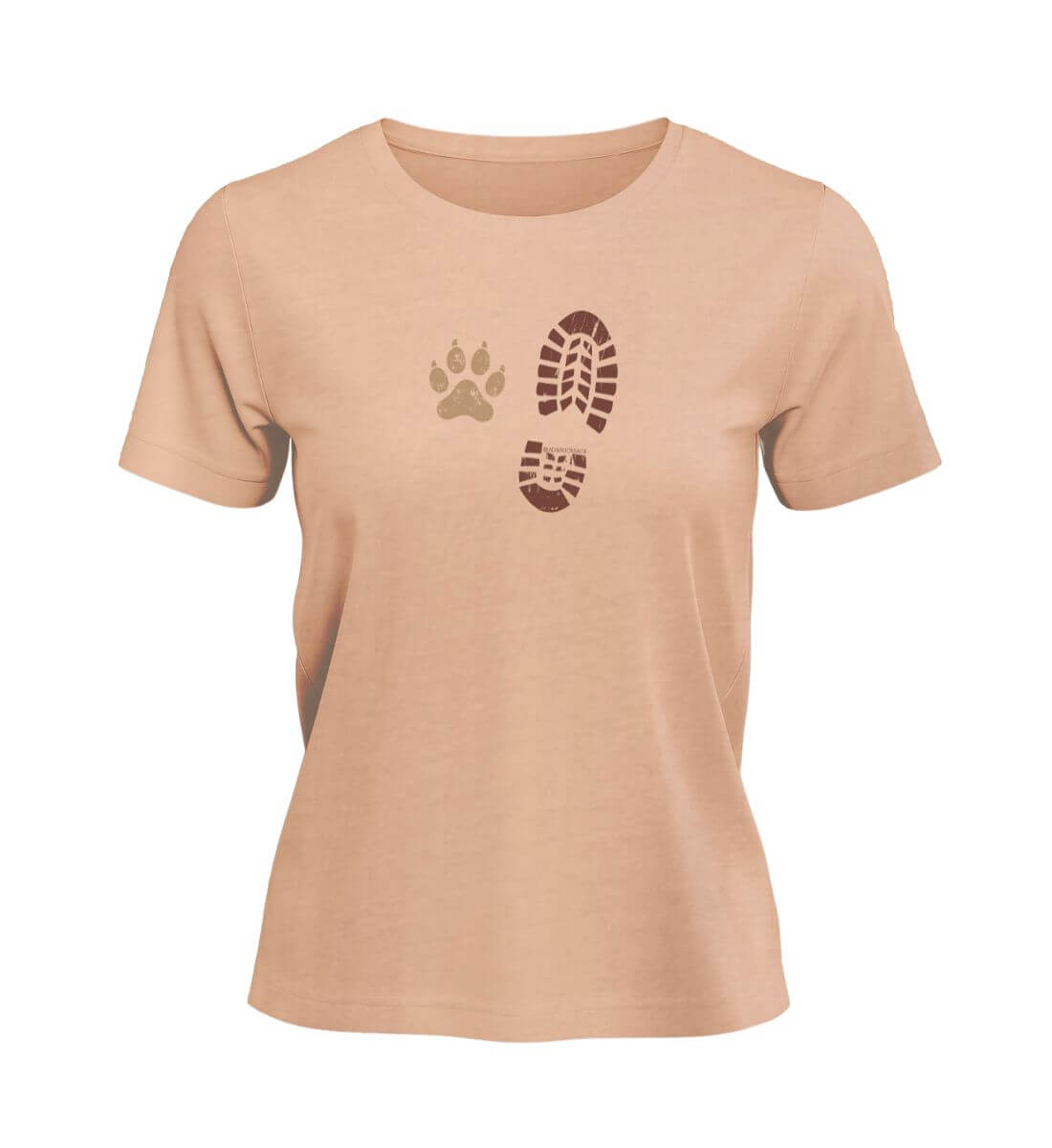 Berg Buddies | Damen Premium Organic T-Shirt in Fraiche Peche von Rad&Rucksack