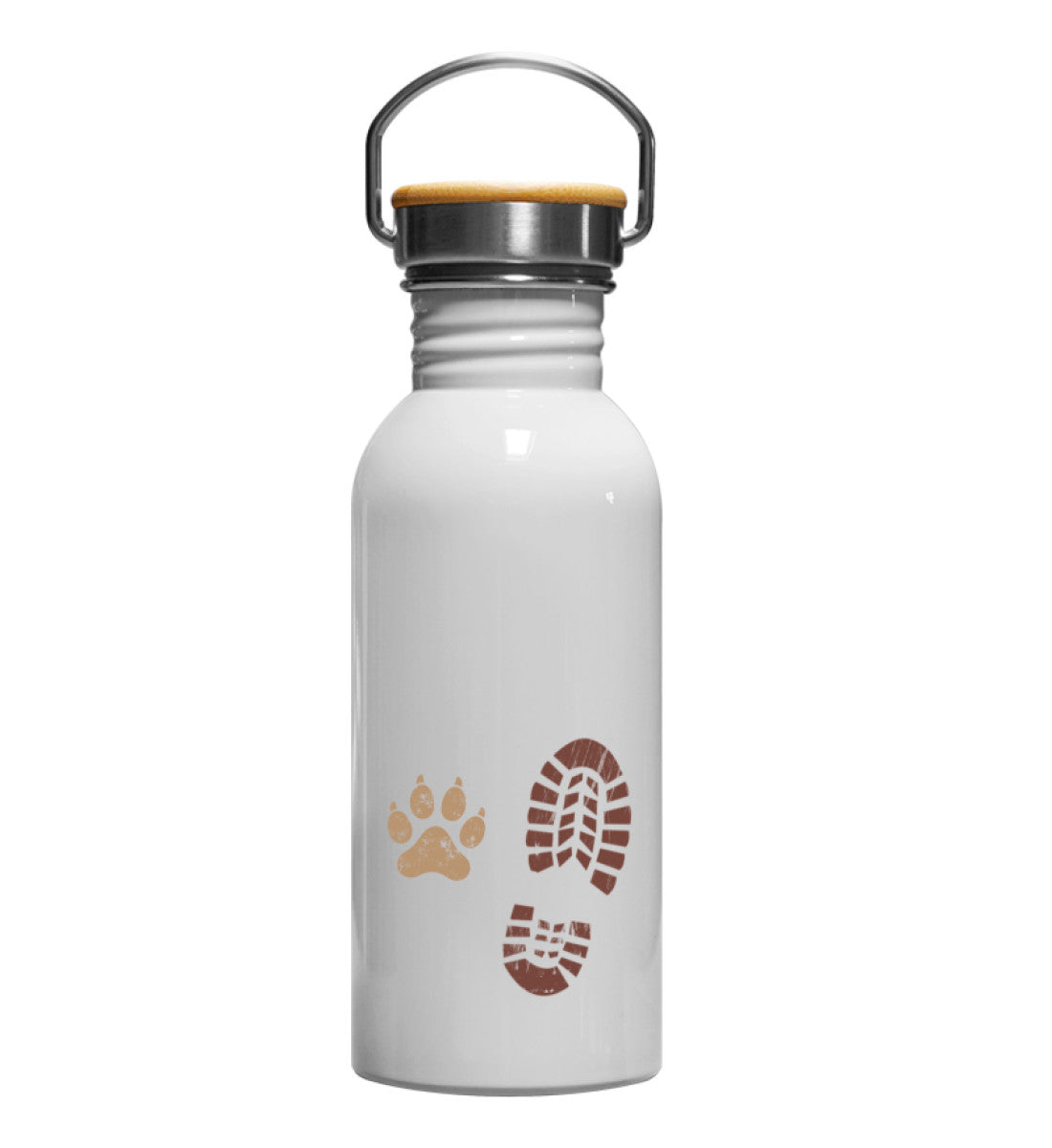 Berg Buddies | Edelstahl Trinkflasche in Weiß von Rad&Rucksack