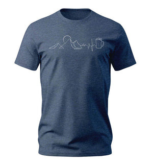 Berg Herzschlag Bier | Herren Premium Organic T-Shirt