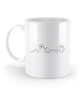 Berg Herzschlag Bier | Kaffeetasse