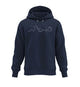 Berg Herzschlag Bier | Unisex Organic Hoodie