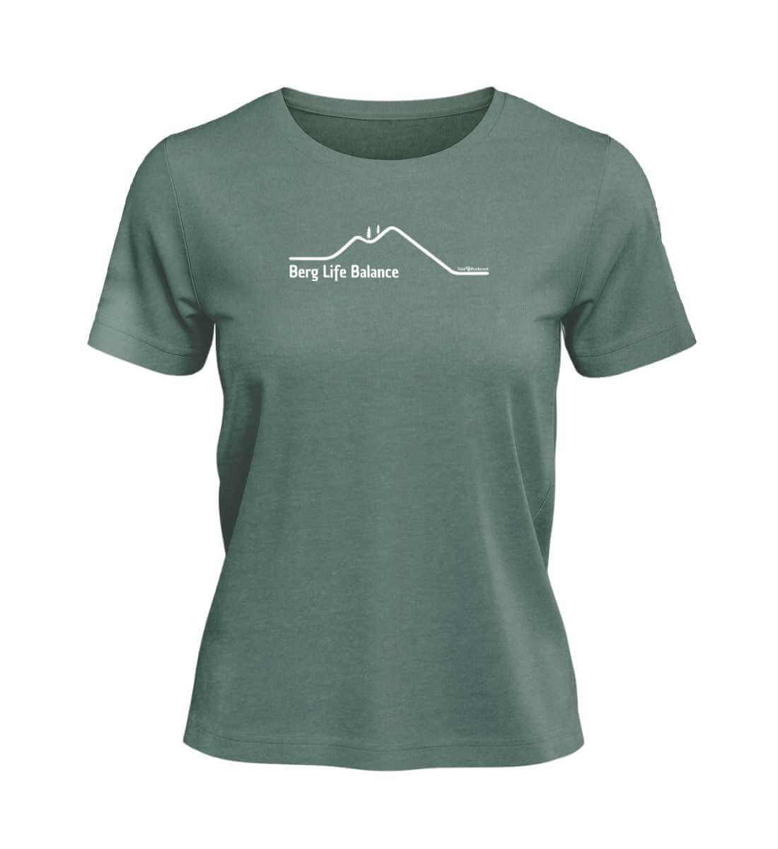 Berg Life Balance  | Damen Premium Organic T-Shirt in Green Bay von Rad&Rucksack