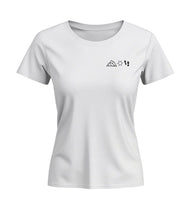 Berg Sonne Wandern | Damen Premium Organic T-Shirt (Fitted) in White von Rad&Rucksack