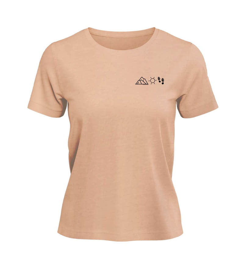 Berg Sonne Wandern | Damen Premium Organic T-Shirt von Rad&Rucksack