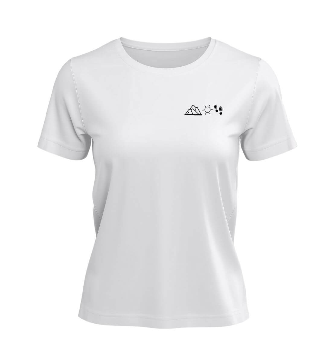 Berg Sonne Wandern | Damen Premium Organic T-Shirt von Rad&Rucksack