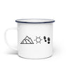 Berg Sonne Wandern | Emaille Tasse