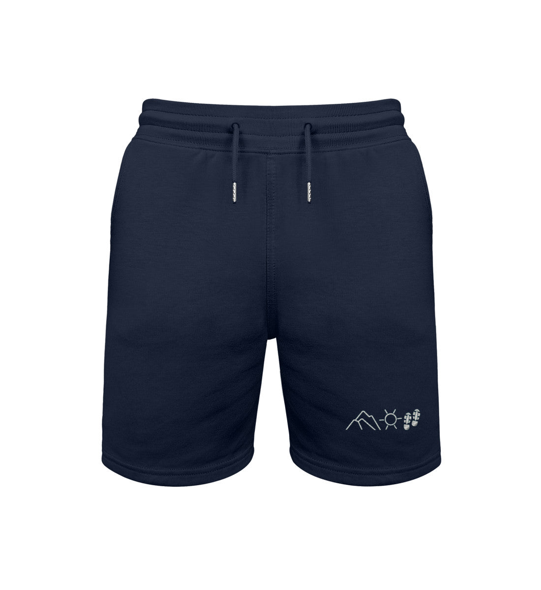 Berg Sonne Wandern  |  Unisex Organic Shorts in French Navy von Rad&Rucksack