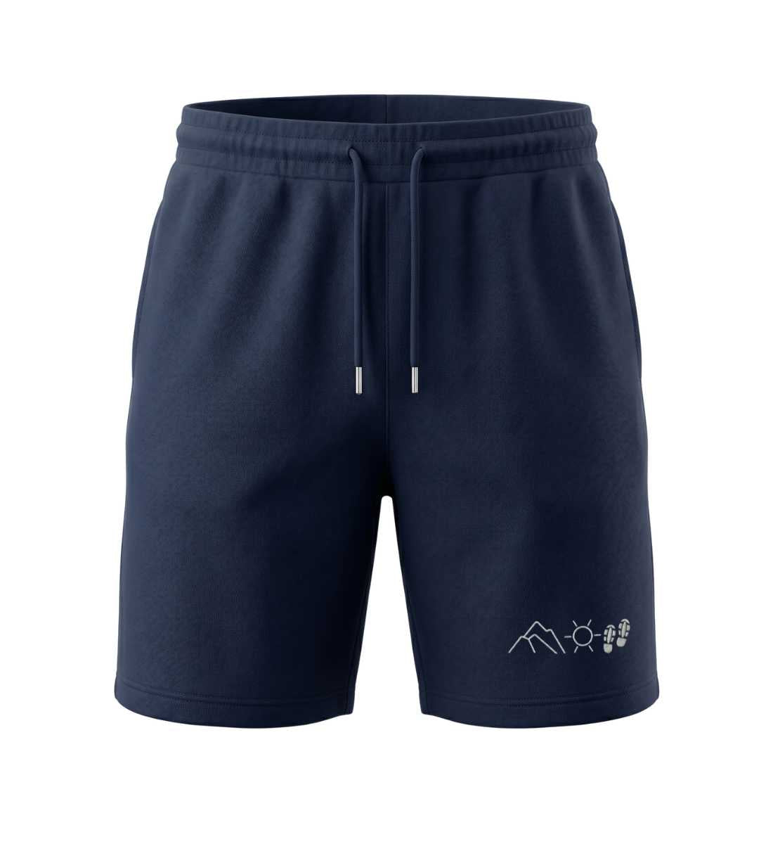 Berg Sonne Wandern  |  Unisex Organic Shorts in French Navy von Rad&Rucksack