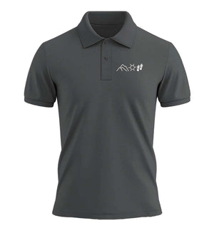 Berg Sonne Wandern | Unisex Premium Organic Poloshirt