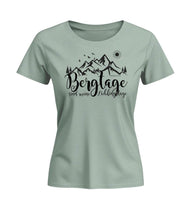 Berg-Tage | Damen Premium Organic T-Shirt (Fitted) in Aloe von Rad&Rucksack