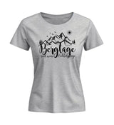 Berg-Tage | Damen Premium Organic T-Shirt (Fitted) in Heather Grey von Rad&Rucksack