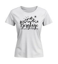 Berg-Tage | Damen Premium Organic T-Shirt (Fitted) in White von Rad&Rucksack